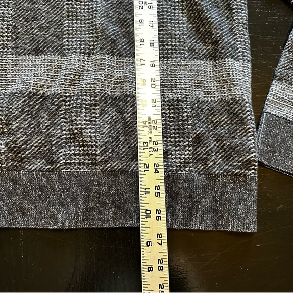 Gray XXL Crewneck Sweater Wool Blend Short Wide Dad Grandpa - Picture 2 of 8